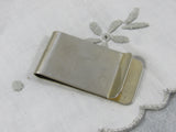 Vintage Money Clip USCO Stamp Symbol Silver Money Clip Gift Idea For Him