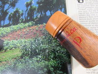 Vintage Mid Century Wooden Salt Pepper Shakers Souvenir Jamaica Hand Painted Boho Wood Shaker Set