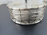 Vintage Silverplate Cruet Set Caddy Salad Condiment Set Buffet Accessories Tabletop Serving Set