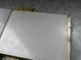 Vintage Precious Moments Bride and Groom Guest Book Set with Pen Hallmark in Original Box