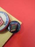 Vintage Disabled Veteran God Bless America Pin Fourth Liberty Loan Advertising Fund Raising Promotional Flag USA