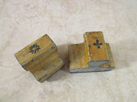 Vintage Wood Block Stamp Office Crafting Stationary Collectibles Findings EACH Stamper/Stamping Block