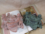 Vintage Angel Cherub Wall Hanging Holy Water Vestibule Hanging Planter EACH Home Decor Prayer Room Religious Spiritual Shrine Alter