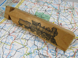 Vintage Wooden Train Whistle Wood Toy Whistle Souvenir Great Smokey Mountains Train Lover Collector