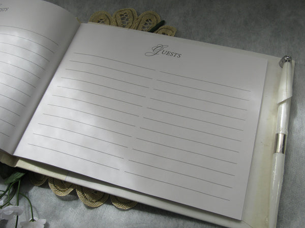 Love Wedding Guest Book With Pen - Guest Books - Hallmark