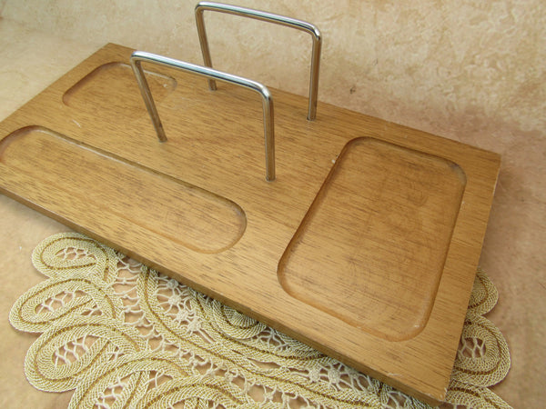 Vintage Men's Valet Tray Wood Mid Century Oak Tray Wooden Valet Dresse – TheFlyingHostess