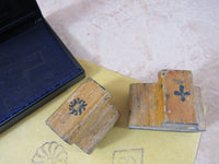 Vintage Wood Block Stamp Office Crafting Stationary Collectibles Findings EACH Stamper/Stamping Block