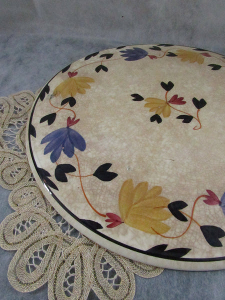 Antique Cake Plate Cake Platter Society Ceramics Maestricht Holland 12 in