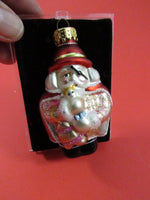 Vintage Hand Crafted Painted Glass Nutcracker Prince Nutcracker Santa Ornament Holiday Decor Christmas Keepsake In Original Box