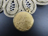 Vintage Silver Medals Souvenir Medallions Iconic Relics Religious Pendants Medallions Memorabilia Italian Commemorative Pendants