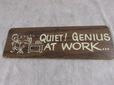 Vintage Mid Century Kitschy Wall Signs Plaque Key Holder EACH Dirty Santa Gift