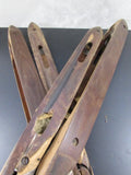 Antique Wooden Weaving Shuttles Metal Tip Textile Loom Industrial Salvage Decor Upcycle Repurpose EACH NC Textile Relic