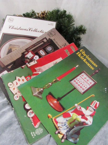 Noel Holly Wreath - Christmas Cross Stitch Kit or Pattern