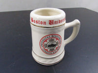 Vintage Miniature Boston University Mug Collegiate Souvenir Alumni Freshman Learning Virtue Piety