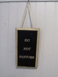 Handmade Wooden Door Sign Do Not Disturb Nursery Guest Room Bathroom Sign Privacy Please