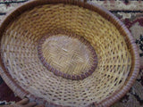 Vintage Small Woven Basket Miniature Basket With Handle Farmhouse Country Primitive Decor