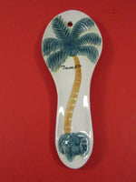 Vintage Hanging Souvenir Spoon Rest Tampa Florida Souvenir Rest OR Mid century Cottage Chic