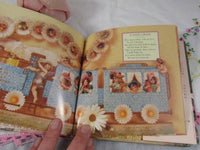 Vintage Victorian Book Of Love "Forget Me Nots" LOVE Keepsake Collectible Book Gift Idea Paper Ephemera 1990