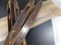 Antique Wooden Weaving Shuttles Metal Tip Textile Loom Industrial Salvage Decor Upcycle Repurpose EACH NC Textile Relic