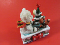 Vintage Animal Skating Friends Countdown till Christmas Calendar Scott's Collectibles of Distinction Polar bear Squirrel Raccoon