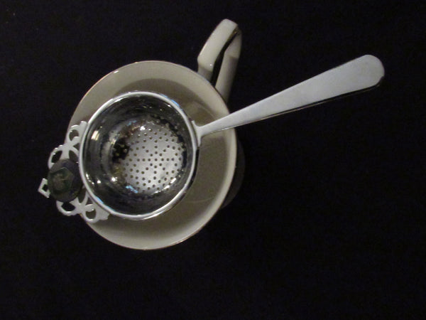 Vintage Souvenir of Wales Tea Strainer Pour Over Tea Tea Bag Holder Tea Infuser Stainless Steel Bettws-y-coed