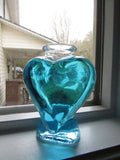 Vintage Clear Heart Shaped Vase Crafting Bottle Valentine's Day Wedding Favors Wedding Decor Bulk Quantity Available