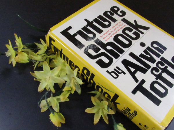 Vintage Book Future Shock 1970 Alvin Toffler Self Help Fiction Baby Boomers Generation X Millennial Lifestyle