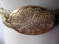 Vintage Metal Belt Elastic expandable Belt Fashion Accessory Bling Made in India