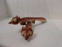 Vintage Fox Salt Pepper Shaker Set Japan Kitschy Kitchen Collectibles Foxy Shaker Set