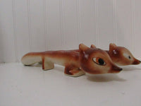 Vintage Fox Salt Pepper Shaker Set Japan Kitschy Kitchen Collectibles Foxy Shaker Set