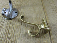 Vintage  Metal Wall Hook Boat Salvage Robe Towel Hook Solid Hook Heavy Duty Hook EACH