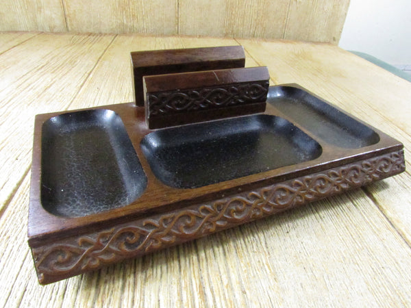 Vintage Wood Men's Valet Tray Mid Century Wooden Valet Tray Decorative Dresser Tray Swank Made in Japan Vintage Wood Men's Valet Tray Mid Century Wooden Valet Tray Decorative Dresser Tray Swank Made in Japan