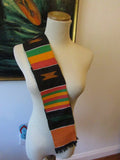 Vintage Woven Tribal Sash Belt Tie Belt Scarf Africa Unisex Accessories