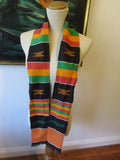 Vintage Woven Tribal Sash Belt Tie Belt Scarf Africa Unisex Accessories