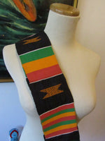 Vintage Woven Tribal Sash Belt Tie Belt Scarf Africa Unisex Accessories