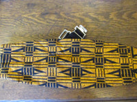 Vintage Tribal Print Cummerbund Formal Wear Tuxedo Circa 1990's Made in Senegal Darrel Sublett Timeless Fashions