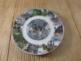 Vintage Collectible NOLA Souvenir Hanging Plate Saint Louis Cathedral New Orleans Bourbon Street French Quarter Attractions Made in Japan