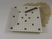 Vintage Mosaic Tile Ashtray Tile Design Retro Atomic Ashtray Smoking Tobacciana Clean