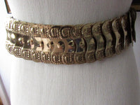 Vintage Metal Belt Elastic expandable Belt Fashion Accessory Bling Made in India