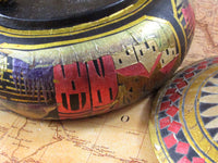 Vintage Handcrafted Wooden Box Pasto/Pasture Varnish "Mopa Mopa" Technique Columbia Art Object Handicraft OOAK Casa Del Barniz De Pasto