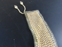 Antique Faux Pearl Collar Art Craft Japan Circa 1950's