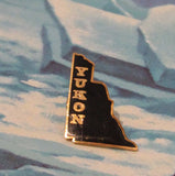 Vintage Souvenir Pins Alaska Highway Yukon Canada Flag Mapleleaf Souvneir Travel Tie Tacs/Pins