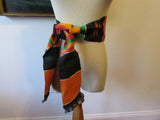 Vintage Woven Tribal Sash Belt Tie Belt Scarf Africa Unisex Accessories