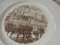 Vintage Wedgwood Old London Views Plate Collectible Plate First Edition 1941 Tower of London Plate Travel Home Decor Made in England