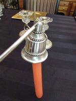 Vintage Candle Snuff Candle Snuffer Extinguisher British Colonial Traditional Style Long Handle Stainless Finish