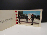 Vintage Patriotic Jumping Uncle Sam Toy Hong Kong OR Booklet of 15 Kodachrome Reproduction Postcard Book The Nation's Capital US Memorabilia