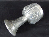 Vintage Pewter Goblet Weinlese SKS Artina Pewter Wine Harvest Scenes Hard to Find RARE 8 oz Footed Goblet Romer Wine Chalice Octoberfest