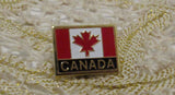Vintage Souvenir Pins Alaska Highway Yukon Canada Flag Mapleleaf Souvneir Travel Tie Tacs/Pins
