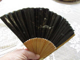 Vintage Asian Wood Hand Fan Japanese Hand Painted Paper Fan Clothing/Bridal Accessory Folding Hand Fan Summer Neccesity Menopause Relief