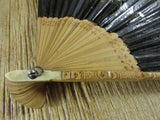 Vintage Asian Wood Hand Fan Japanese Hand Painted Paper Fan Clothing/Bridal Accessory Folding Hand Fan Summer Neccesity Menopause Relief